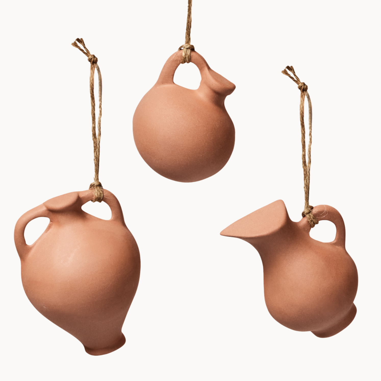 Vessel Ornaments in Terracotta — Franca NYC
